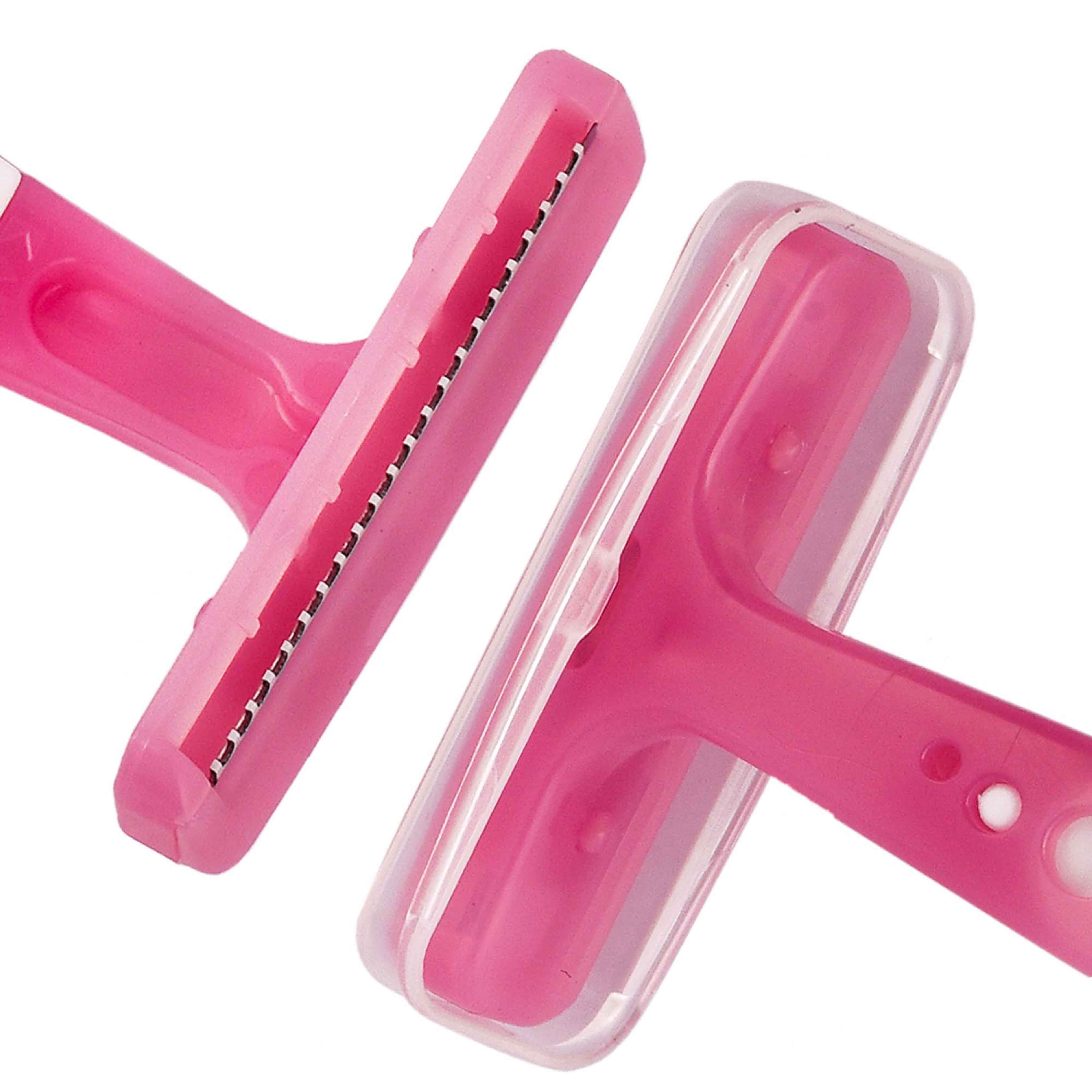 Kai Can Body Razor For Women 5 Pcs (Pink) - Image 5
