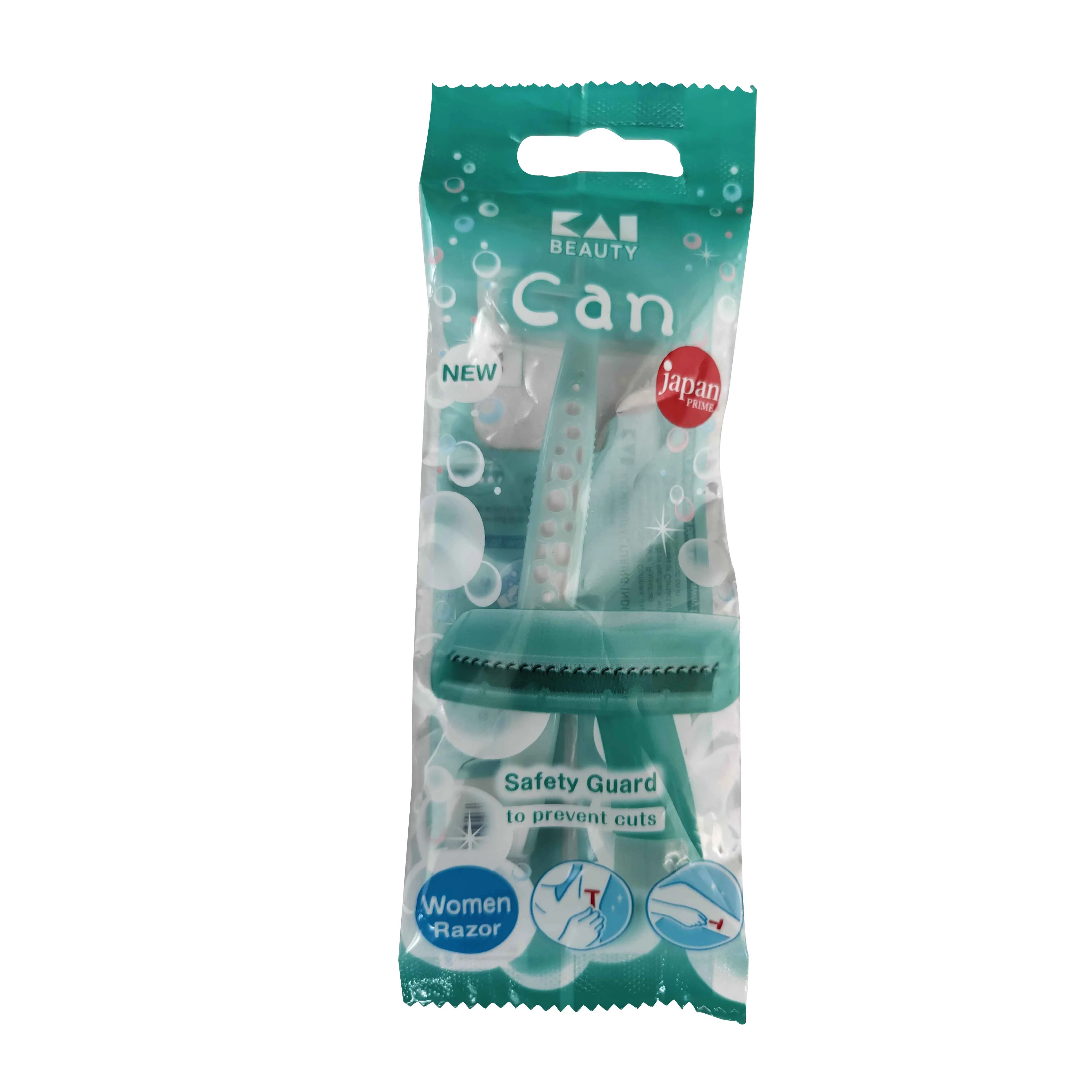 Kai Can Body Razor For Women 5 Pcs (Sea Green) - Image 8