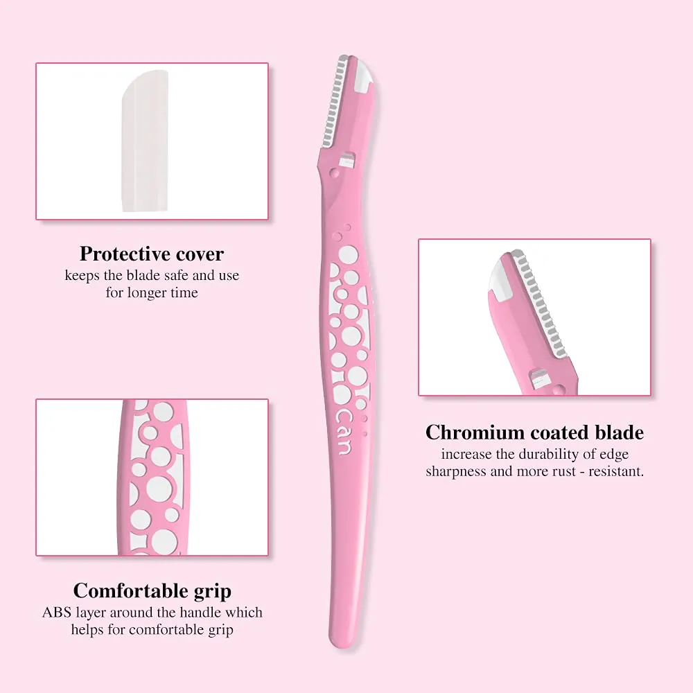 Kai Complete Face and Eyebrow Razor For Women (Combo Pack ) - Image 3