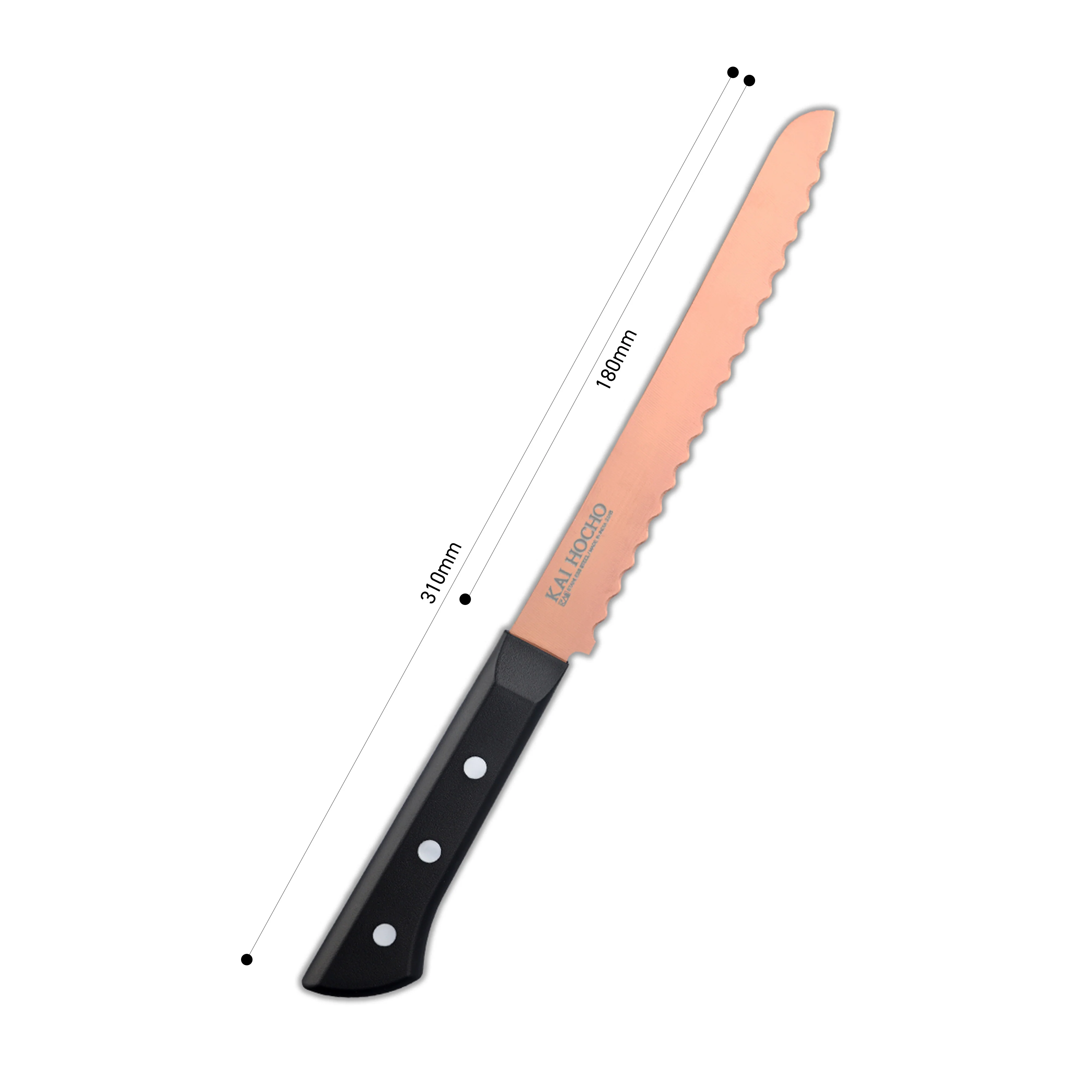 Kai Luxury Series Bread knife Rose Gold (000IN9040) - Image 5