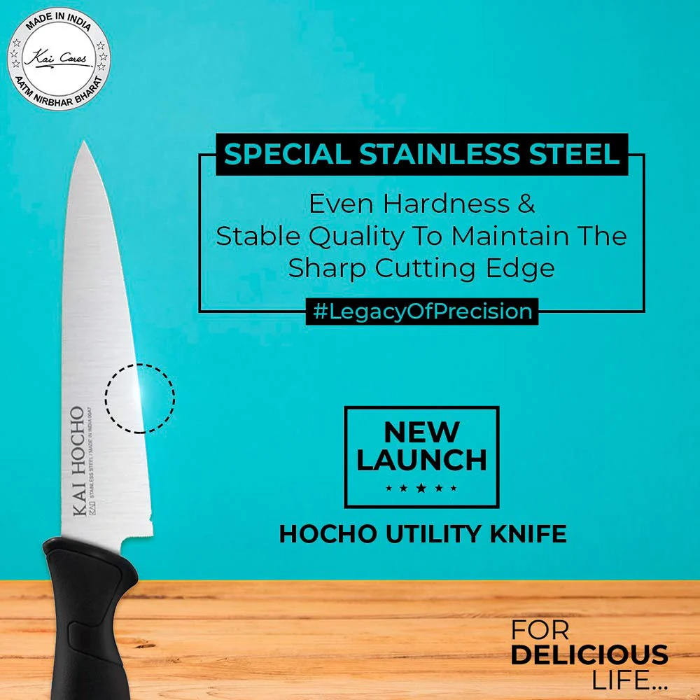 Kai Hocho Premium Utility Knife Gift Set (Pack of 3) - Image 5