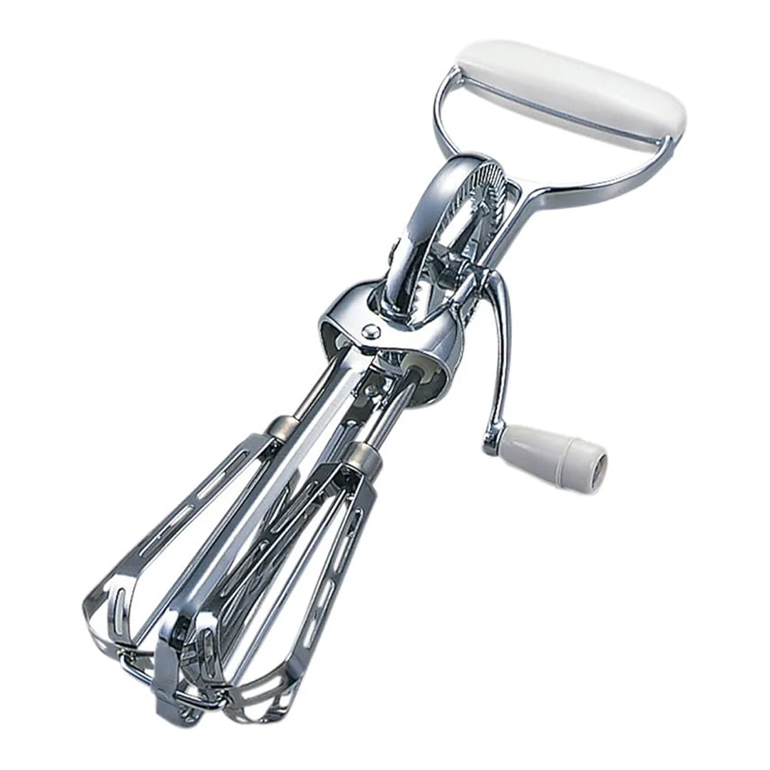 Kai House SELECT Whisk Double Egg Beater SS White (DL-6268) - Image 4