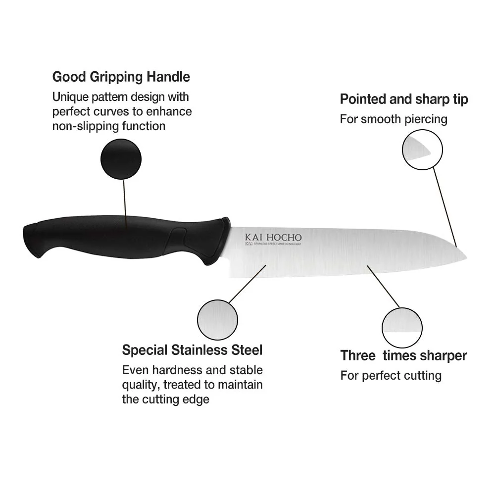 Kai Hocho Premium Utility Knife Gift Set (Pack of 3) - Image 3