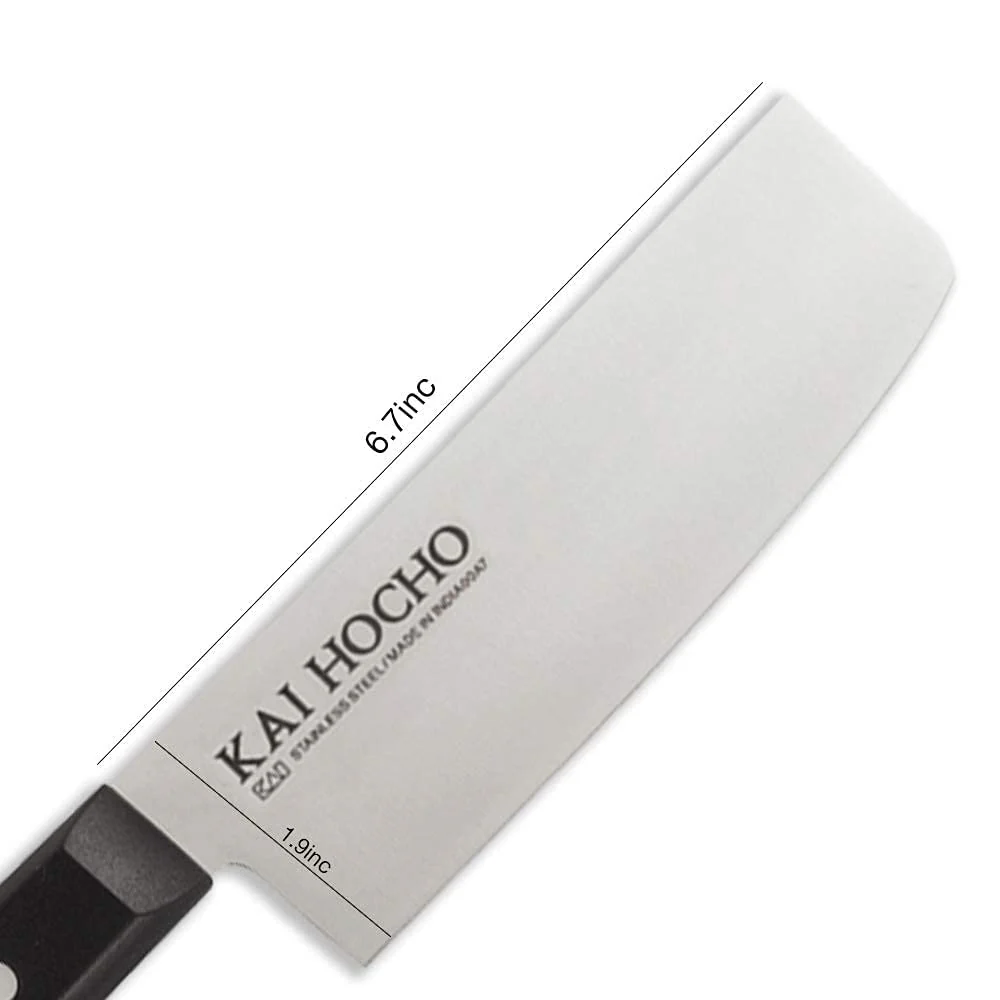 Kai Hocho Premium Nakiri Kitchen Knife for Chopping, Dicing and Mincing - Image 8