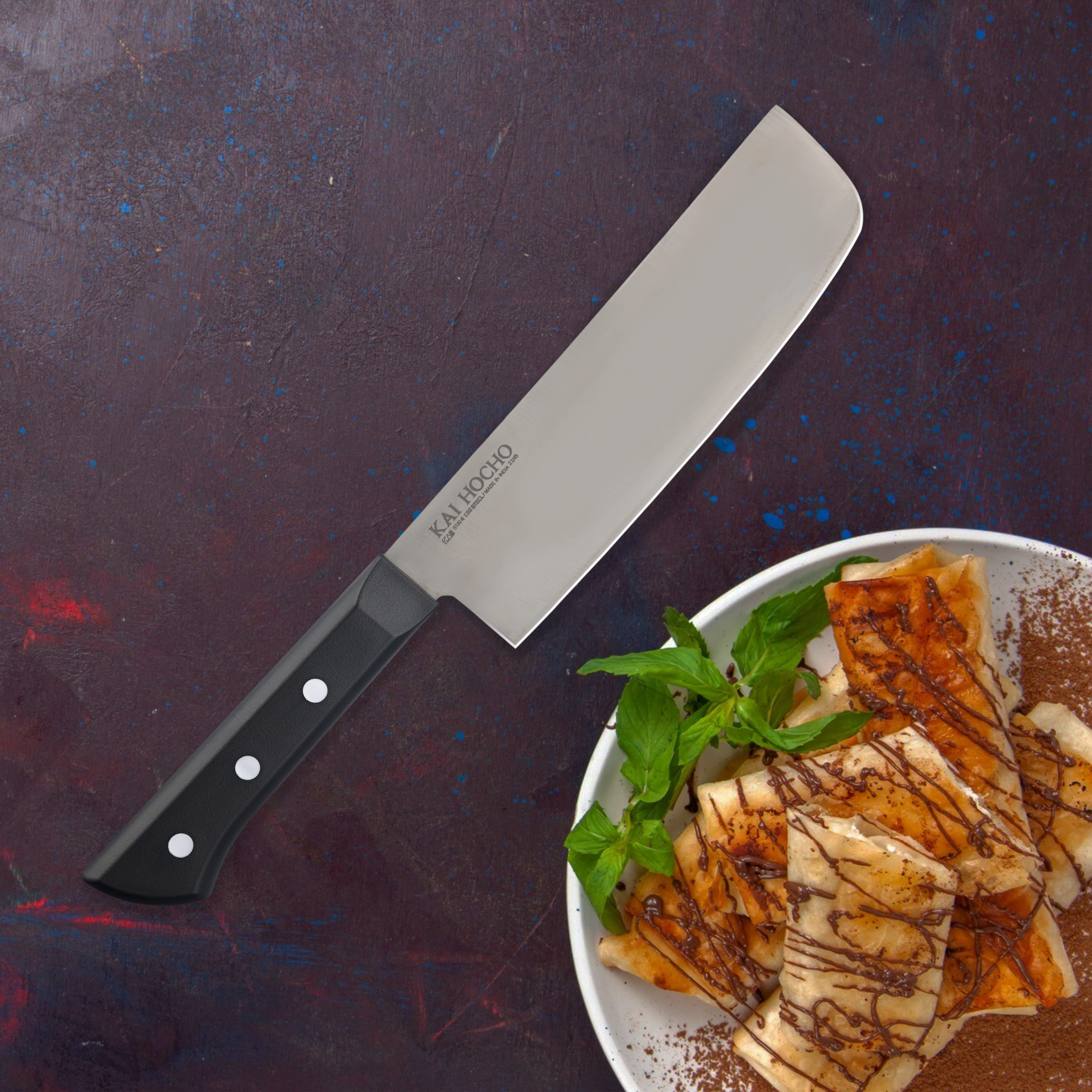 Kai Luxury Series Nakiri Knife Black [000IN9033] - Image 6