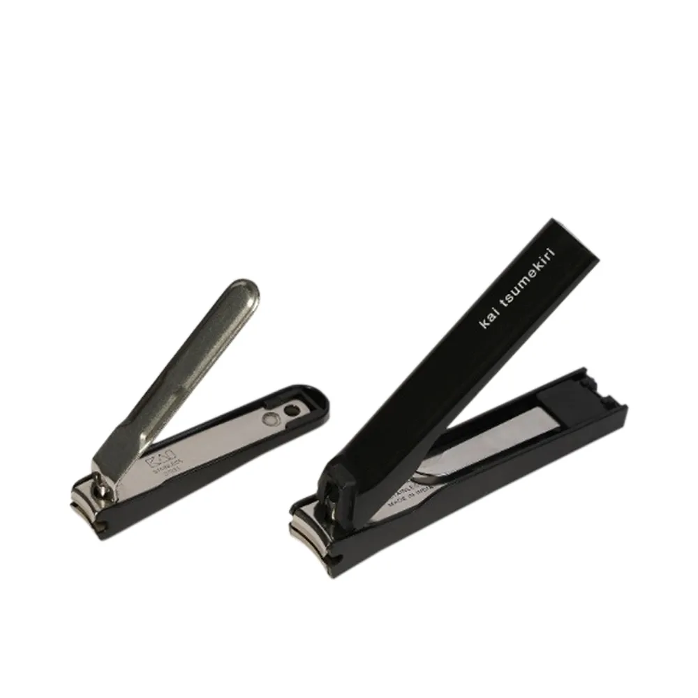 Kai Nail Clipper Pack Of 2 For Men And Women (Black) - Image 4