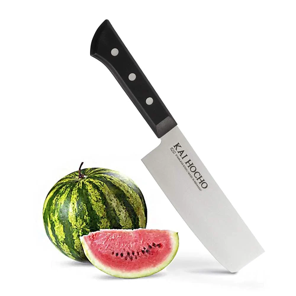 KAI Premium Knife Set - [Nakiri Knife 17cm, Chef Knife 18.7cm and Santoku Knife 17.2cm] - Image 3