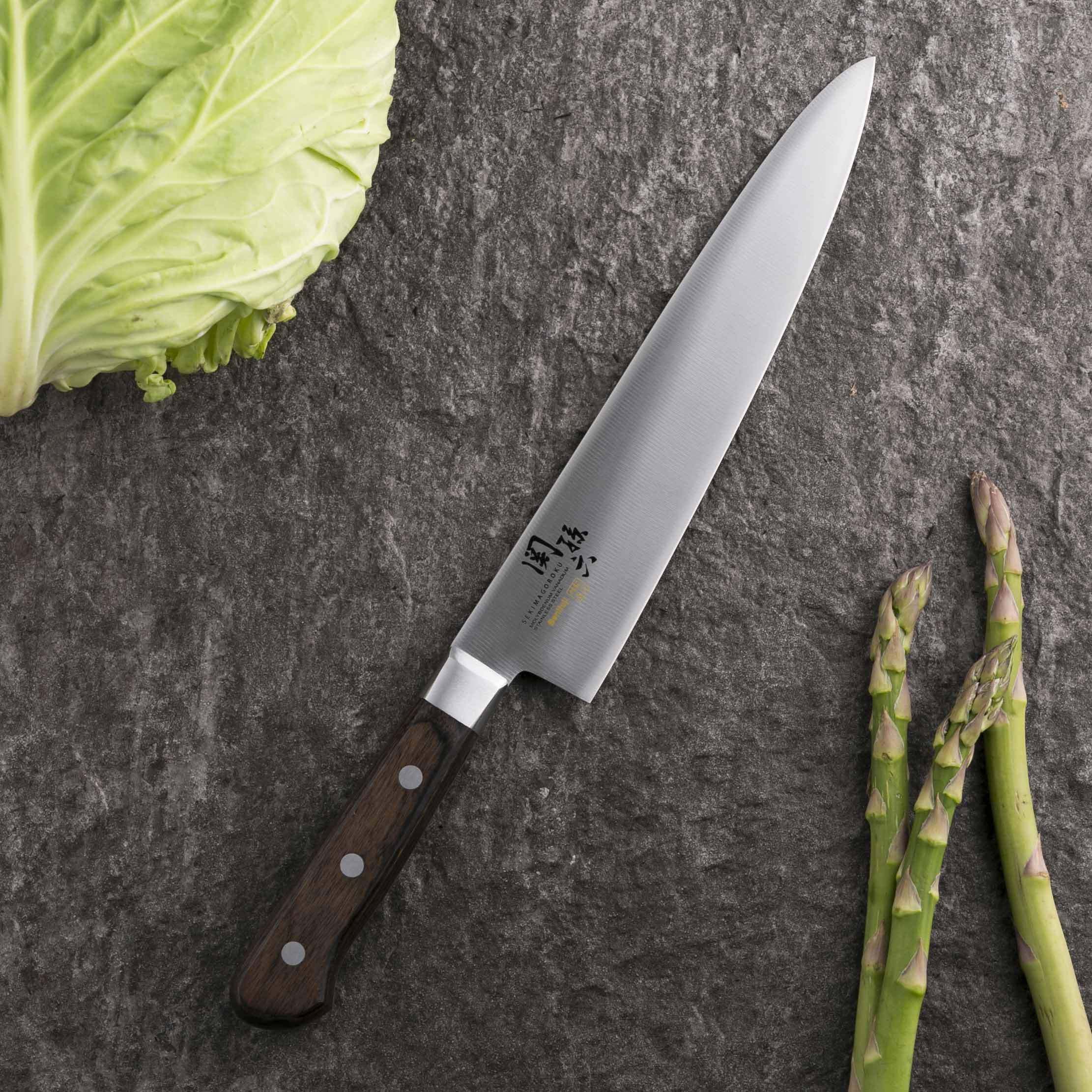 KAI Seki Magoroku Benifuji Gyuto Chefs Knife 21cm [AB5441] - Image 3