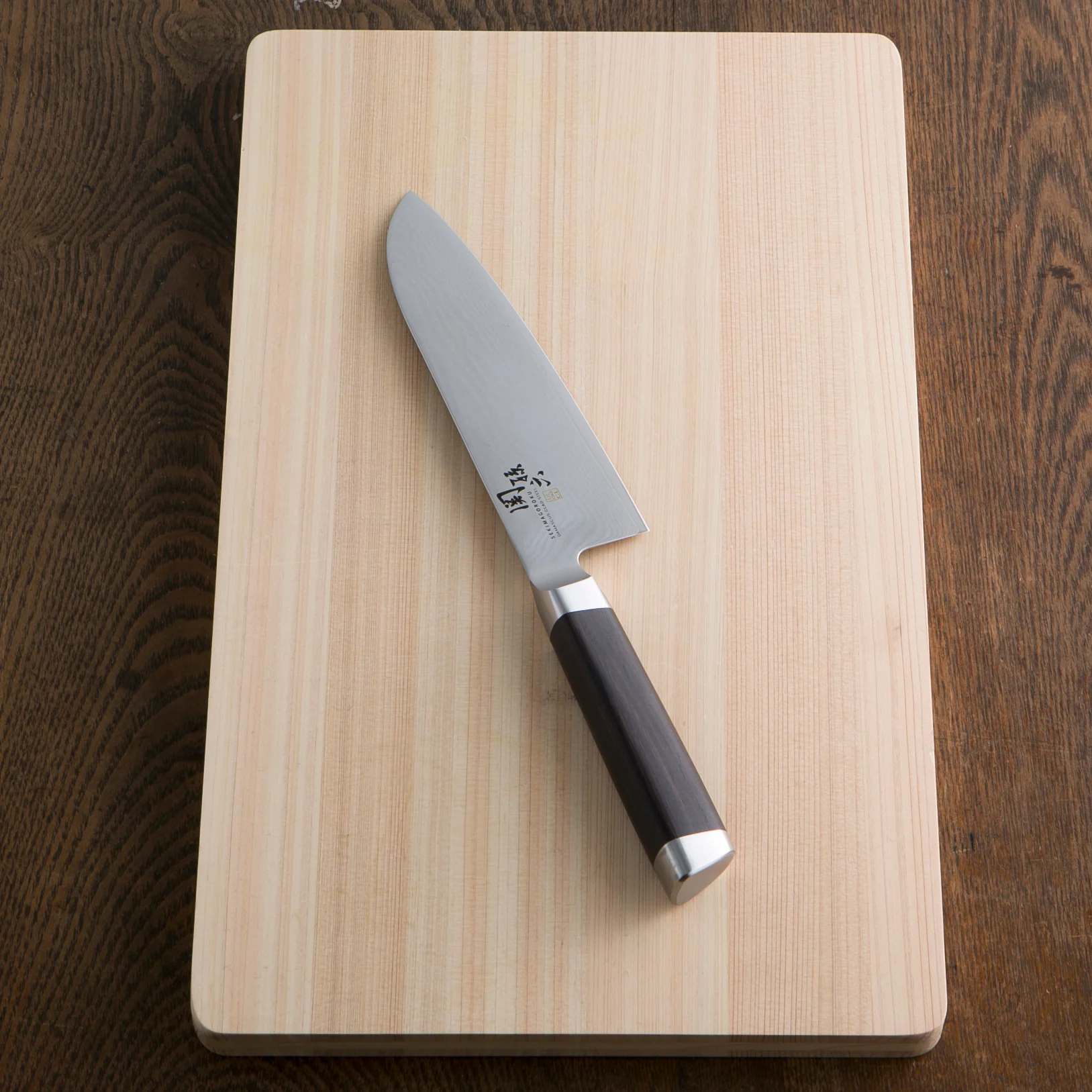 Kai Seki Magoroku Damascus Santoku Knife 6.5" (000AE5200) - Image 8