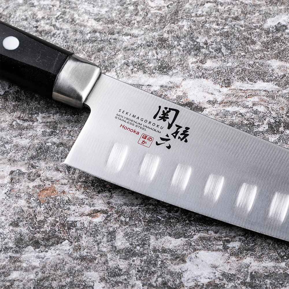 Kai Seki Magoroku Honoka Santoku Dimple Knife 16.5 cm - Image 3