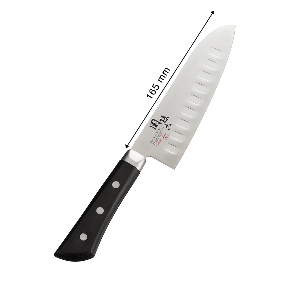 Kai Seki Magoroku Honoka Santoku Dimple Knife 16.5 cm - Image 4