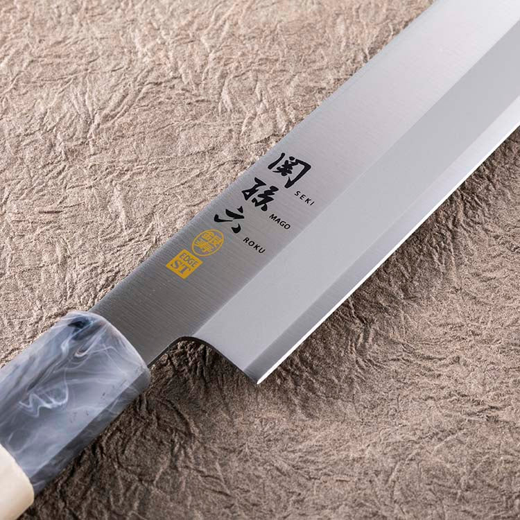 KAI Seki Magoroku Sashimi Ginju Knife 180mm [AK5065] - Image 6