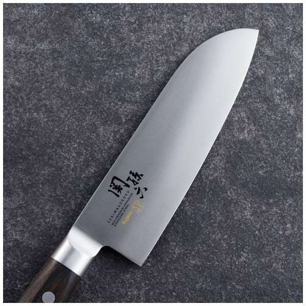 Kai Seki Magoroku Peacock Small Santoku 145mm - Image 5