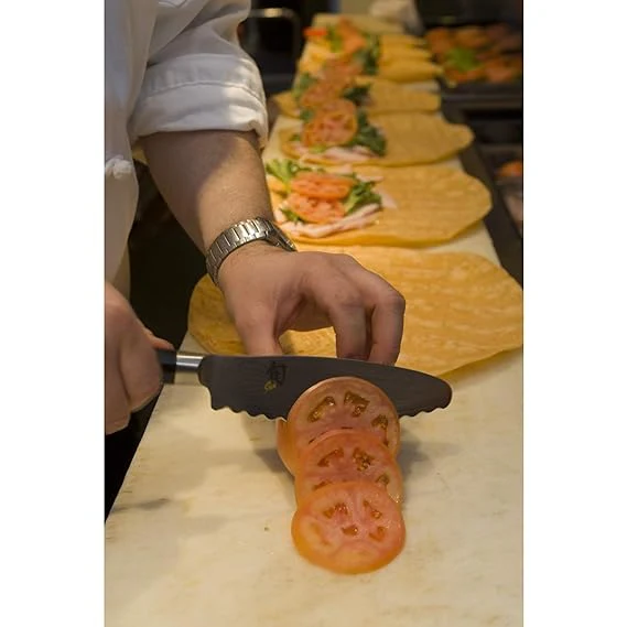 Shun Classic Ultimate Utility Serrated Sandwich Knife 6" [DM0741] - Image 5