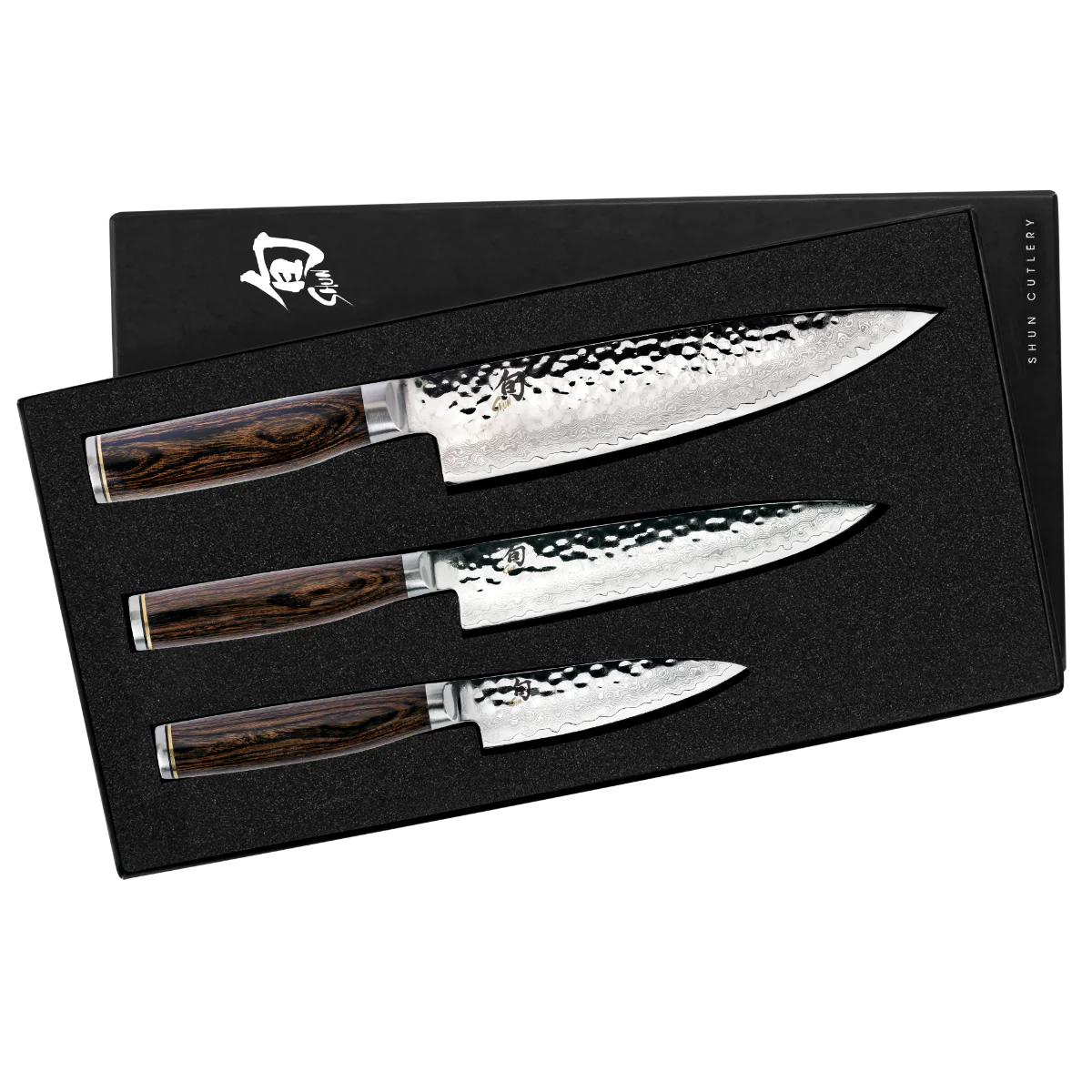 KAI Shun Premier 3 Pc Starter Knife Set (Chef 8", Utility 6.5", Paring 4" Knife)[TDMS0300] - Image 5