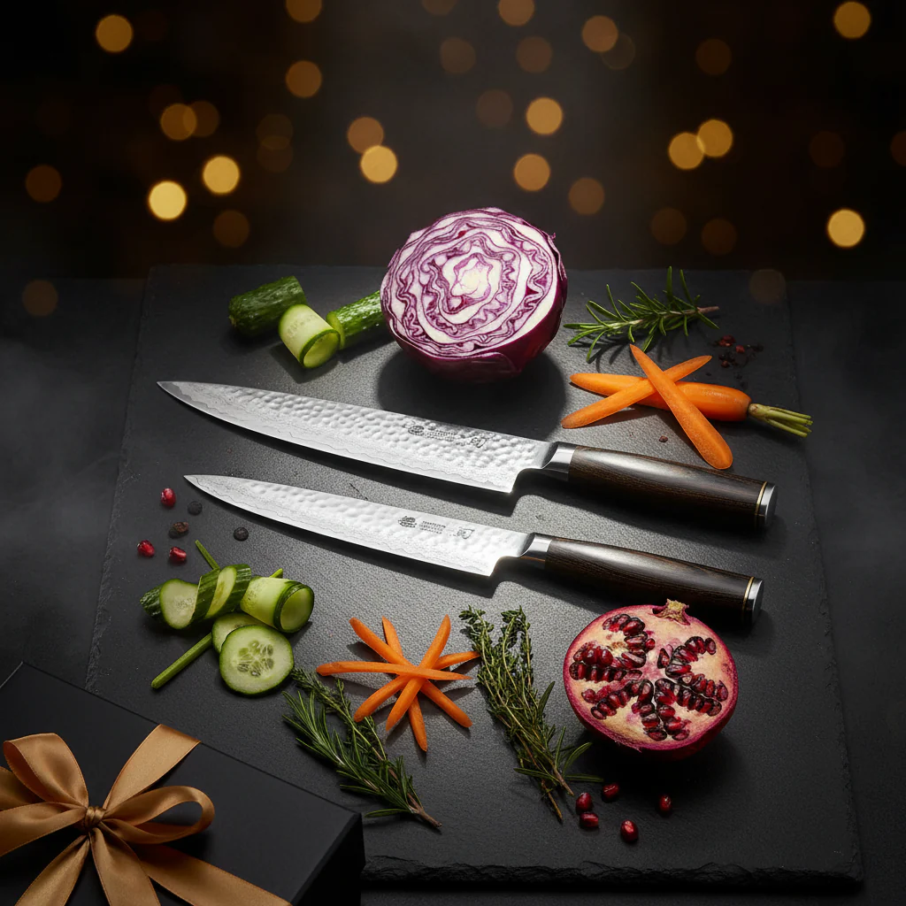 Kai Shun Premier Kitchen Knife 2 Pc Set (Utility 6.5" and Chef's Knife 8") - Image 3