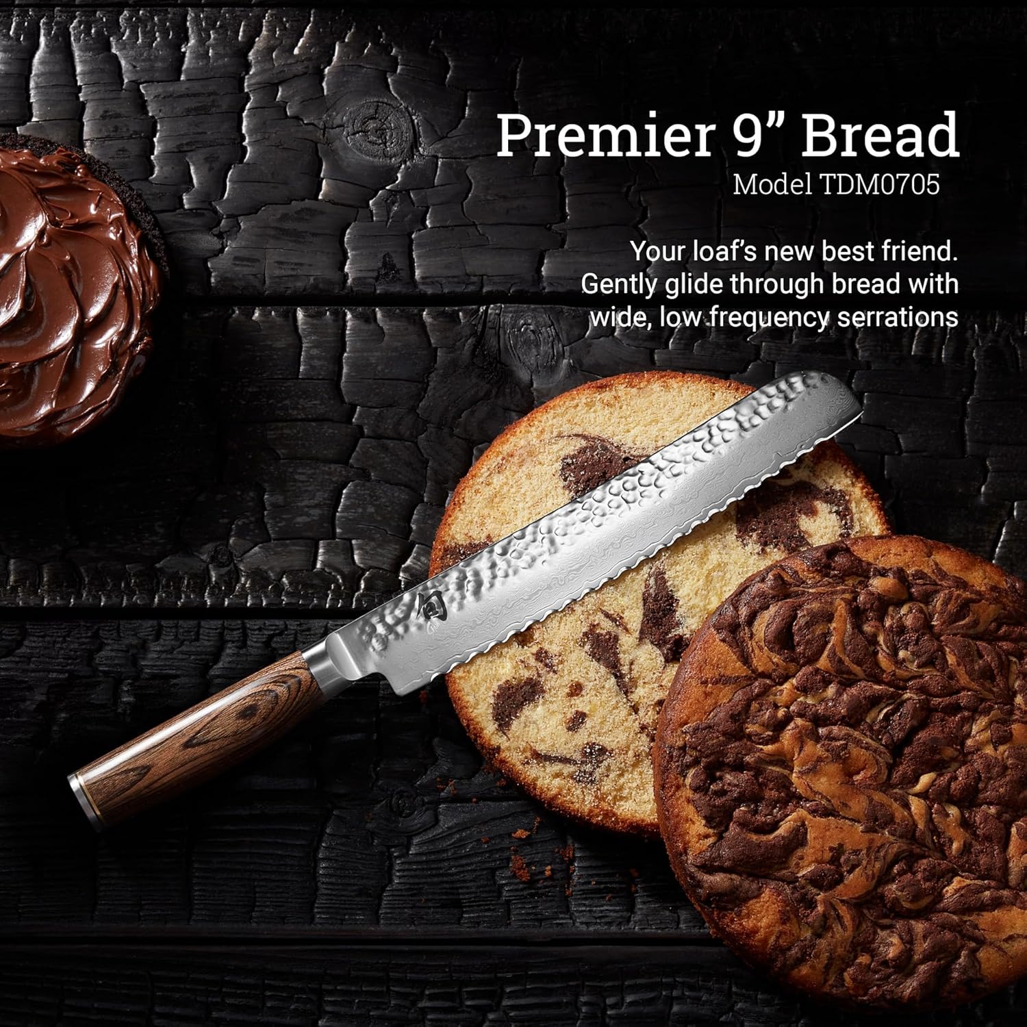 KAI Shun Premier Bread Knife 9-Inch (TDM0705) - Image 3