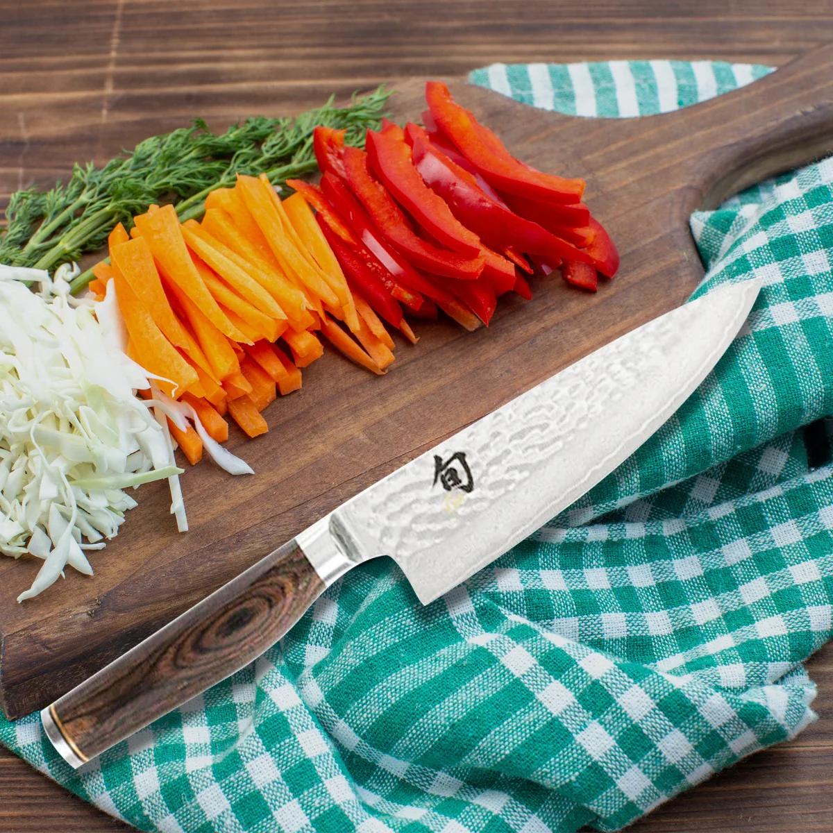 Kai Shun Premier Chef Knife 6" with PakkaWood Handle (TDM0723) - Image 2